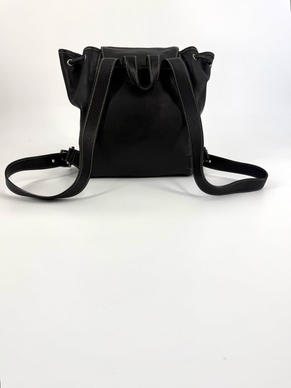 Coach Legacy Vintage Leather Small
Drawstring Backpack Purse, Black, Style #9569 - Picture 5 of 12